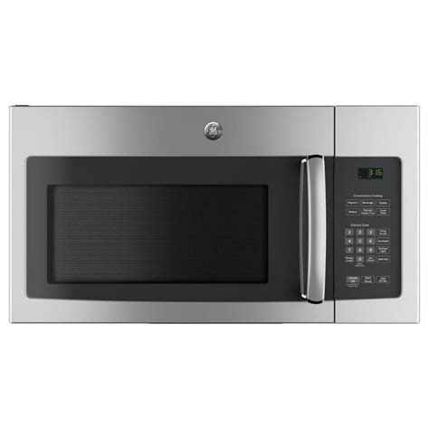 ge under cabinet microwave stainless steel|microwaves that hang under cabinets.